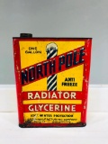 North Pole One Gallon Antifreeze Can