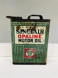 Sinclair Opaline One Gallon Oil Can