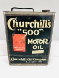 Churchill's 500 One Gallon Oil Can