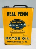 Real Penn One Gallon Oil Can
