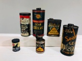 Lot Of 6 Various Whiz Cans