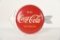Painted Drink Coca Cola Sign Of Good Taste Button W/Arrow