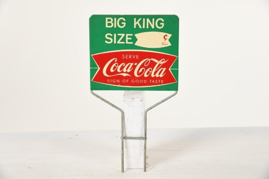 SST Big King Size Coca Cola Rack Sign