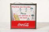Coca Cola Put Empties In Rack Light Up Sign