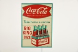 Coca Cola King Size Carton Sign