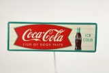 Ice Cold Coca Cola Horizontal Sign