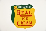 Real Ice Cream Tin Sign