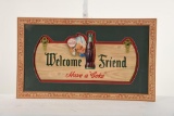 Coca Cola Framed Sign