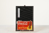 Drink Coca Cola In Bottles Mirror W/Thermometer