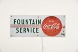 SSP Coca Cola Fountain Service Sign