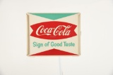 SST Sign Of Good Taste Coca Cola Rack Sign