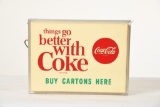 Buy Cartons Plastic Coca Cola Light Up Sign
