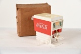 Small Plastic Coca Cola Soda Fountain In Original Box W/1 Cup