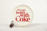 Things Go Better With Coke Bottle Cap Light Up Sign