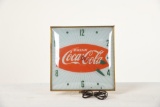 Coca Cola Fishtail Light Up Pam Clock