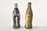 Pair Of Coca Cola Bottle Thermometers