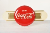 Coca Cola Button With Masonite Wings Sign