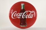 Coca Cola Bottle Button Sign