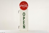DST Coca Cola Open Sign With Buttons