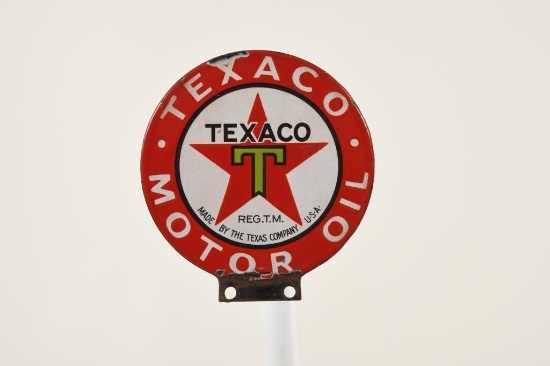 Texaco Motor Oil Paddle Sign