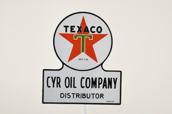 Texaco Distributor Keyhole Sign