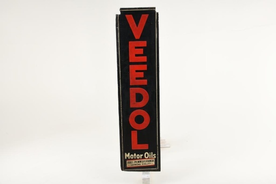 Vertical Veedol Motor Oils Sign