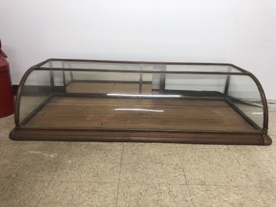 Early Curved Glass Display Case