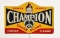 Champion Spark Plugs Flange Sign