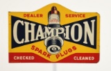 Champion Spark Plugs Flange Sign