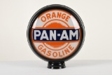 Orange Pan Am Gasoline Gas Pump Globe