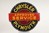 Chrysler Plymouth Dealer Sign