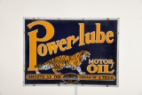 Power-Lube Motor Oil Sign