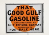 That Good Gulf Gasoline Flange Sign