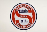 Standard Polarine Motor Oil Gasoline Curb Sign