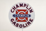 Champlin Gasoline Curb Sign