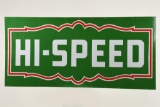 Hi-Speed Gasoline Sign