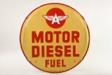 Rare Flying A Motor Diesel Fuel Sign