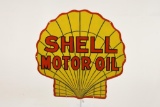 Foreign Shell Motor Oil Sign