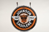 Johnson Ethyl Gasoline Sign W/Ring