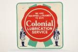 Colonial Lubrication Service Sign