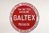 Galtex Gasoline Motor Oil Sign