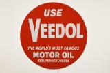 Use Veedol Motor Oil Curb Sign