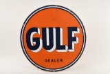 Gulf Dealer Pole Sign