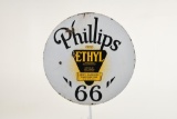 Phillips 66 Ethyl Curb Sign
