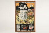 Early AC Spark Plugs Framed Poster