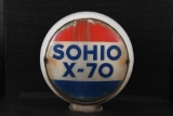 Sohio X-70 Gas Pump Globe