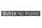 Oliver Plows Smaltz Horizontal Wood Sign