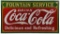 Drink Coca Cola Fountain Service Sign