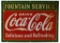 Coca Cola Fountain Service Sign