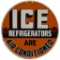 Ice Refrigerators Are Air Conditioned Sign